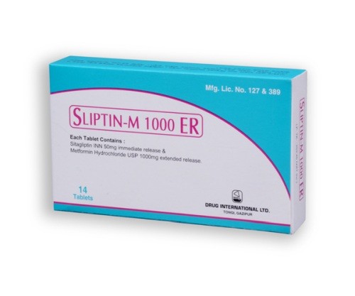 Sliptin-M(50 mg+1000 mg)