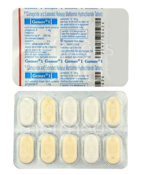 Gemer(1 mg+500 mg)