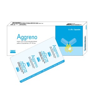 Aggreno(25 mg+200 mg)