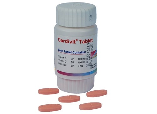 Cardivit(400 mg+400 IU+2 mg)