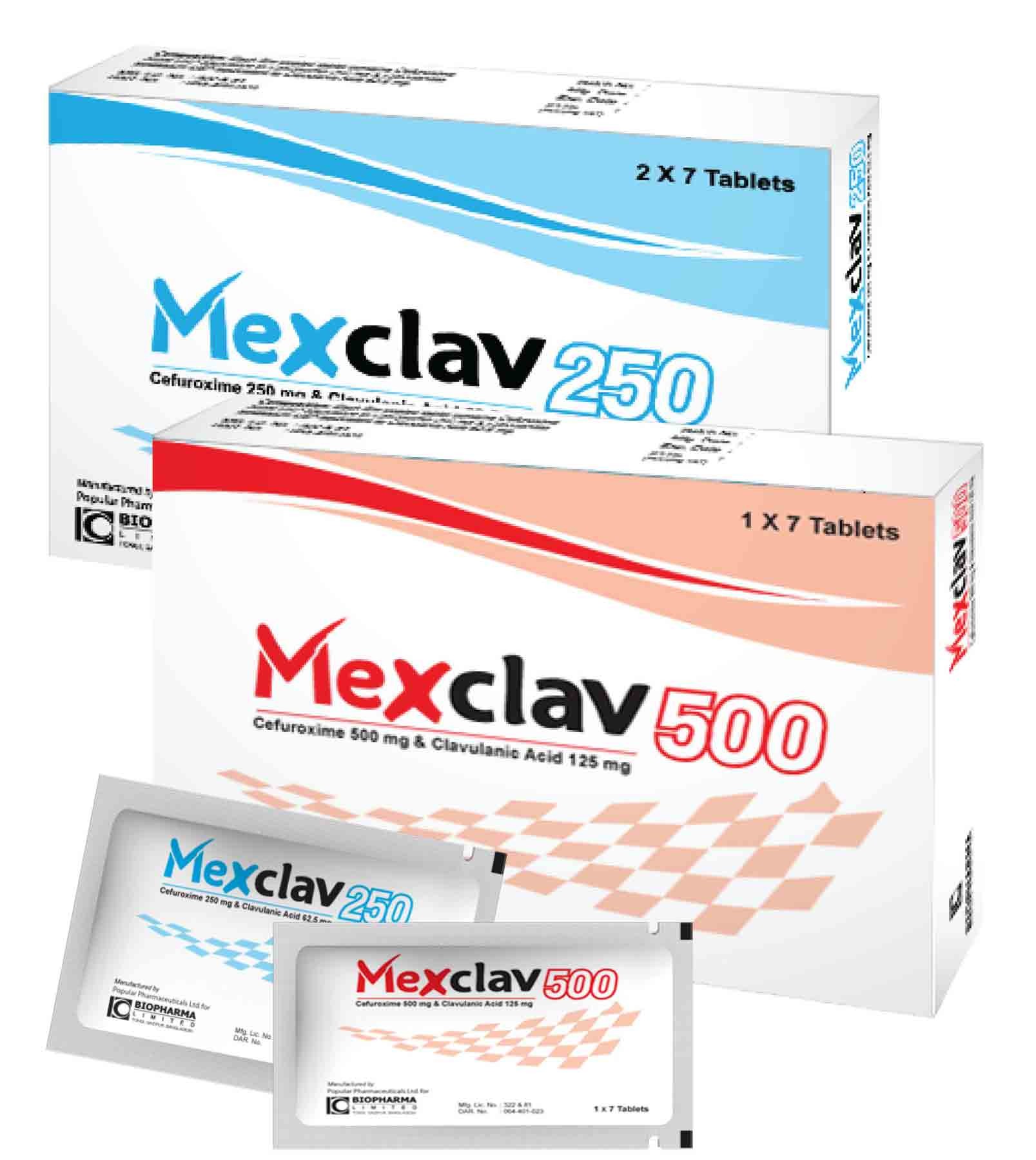 Mexclav(500 mg+125 mg)