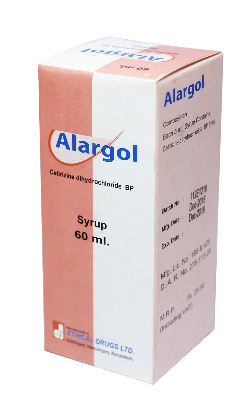 Alargol(5 mg/5 ml)
