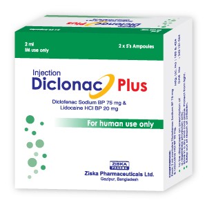 Diclonac Plus((75 mg+20 mg)/2 ml)