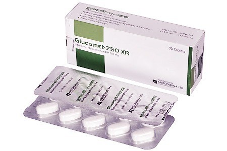 Glucomet XR(750 mg)
