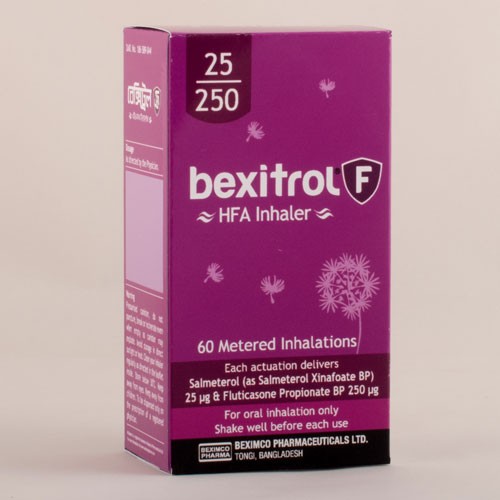 Bexitrol F((25 mcg+250 mcg)/puff)