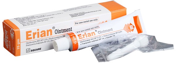 Erian((5 mg+5 mg+10.5 mg+10 mg)/gm)