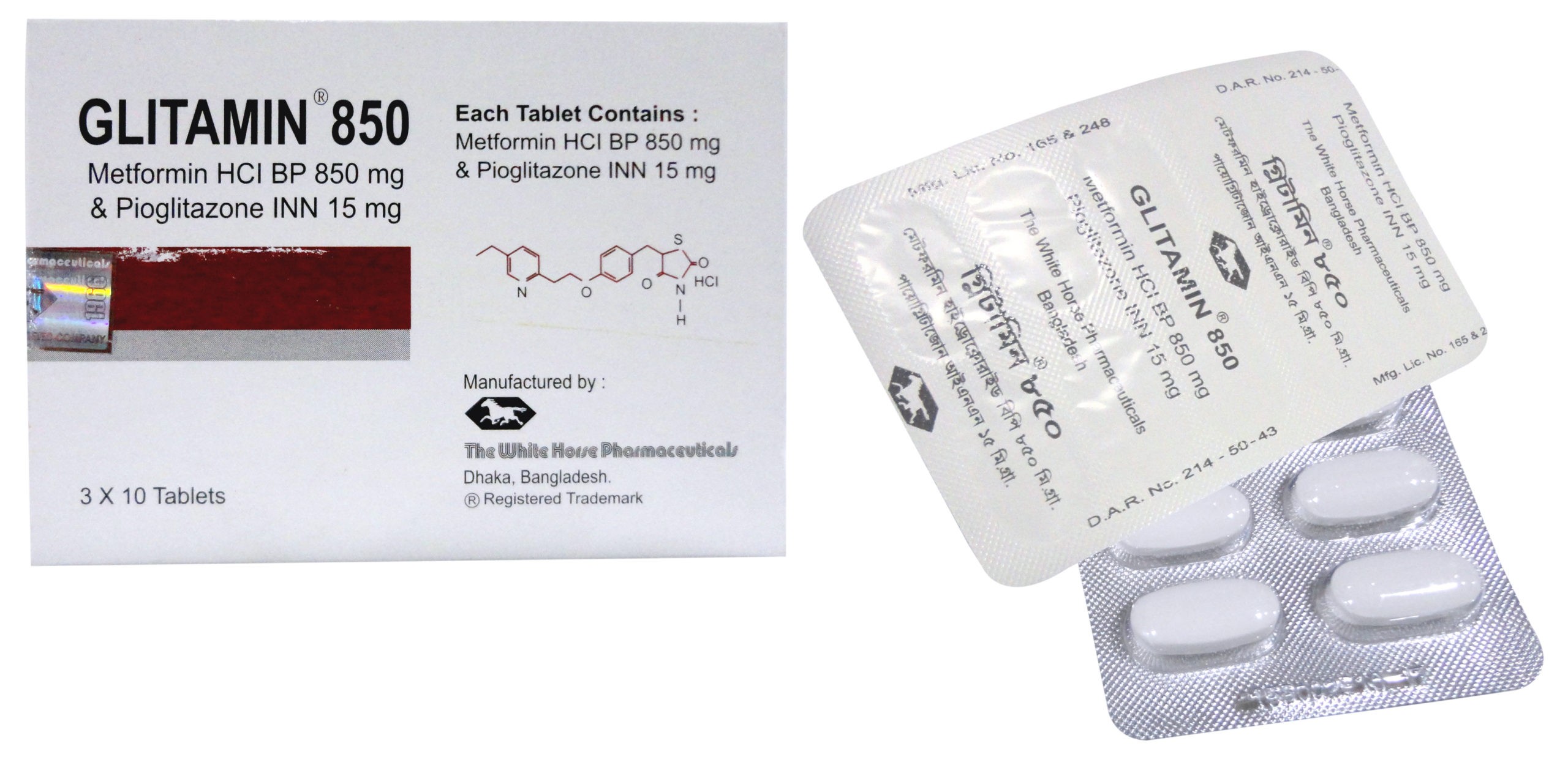 Glitamin(15 mg+850 mg)