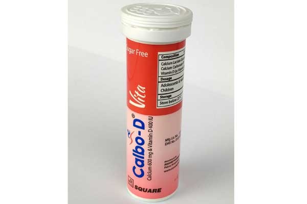 Calbo-D Vita(1358.196 mg+600 mg+400 IU)