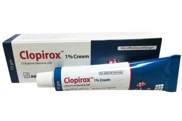 Clopirox(1%) ..