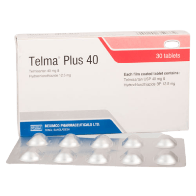 Telma Plus(40 mg+12.5 mg)