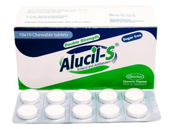 Alucil-S((400 mg+400 mg+30 mg)/5 ml)