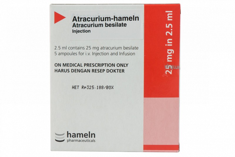 Atracurium Hameln(25 mg/2.5 ml)