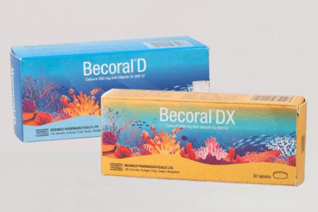 Becoral Dx(600 mg+400 IU)