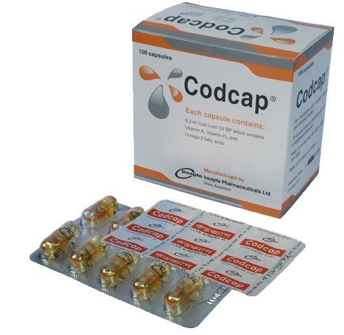 Codcap(600 IU+85 IU+0.3 IU)