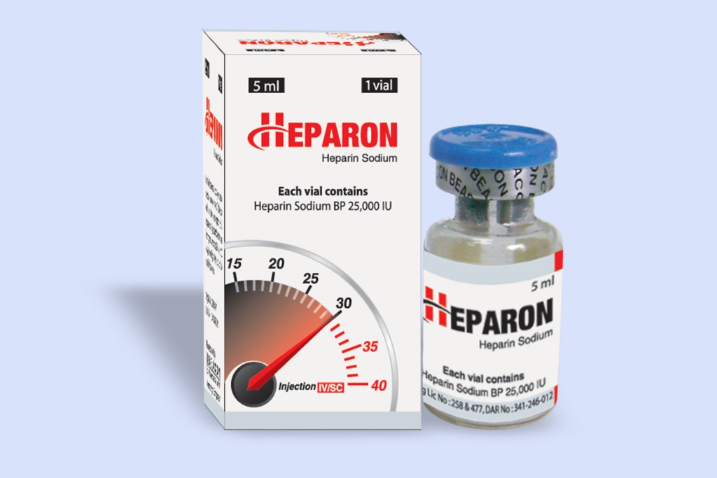 Heparon(25000 IU/5 ml)