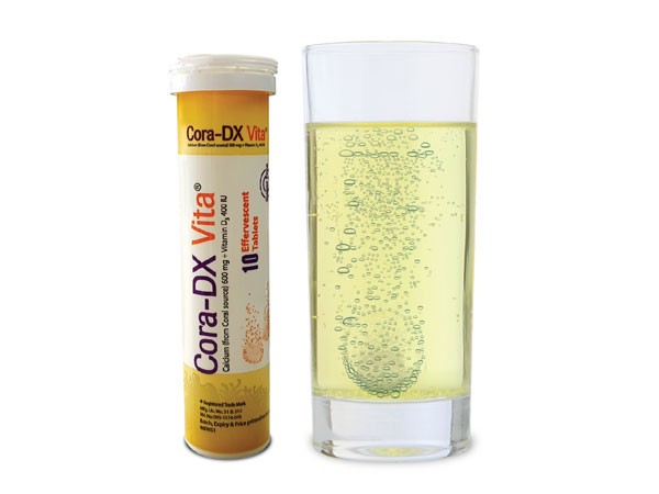 Cora-DX Vita(1358.196 mg+600 mg+400 IU)