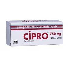 ciprofloxacin 750 mg tab