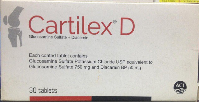 Cartilex D(750 mg+50 mg)