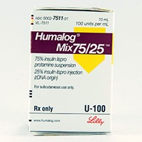 Humalog Mix(75%+25%) .