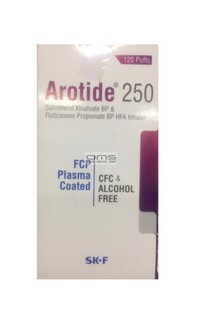 Arotide((25 mcg+250 mcg)/puff)