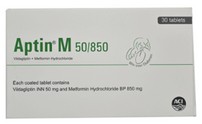 Aptin M(50 mg+850 mg)