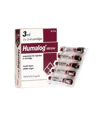 Humalog(100 unit/ml).
