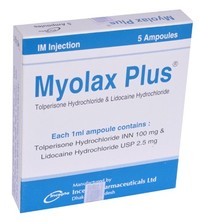 Myolax Plus((100 mg+2.5 mg)/ml)