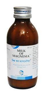 Milk of Magnesia(400 mg/5 ml).